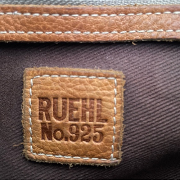 Ruehl No.925 Vintage Tan Leather Shoulder Bag - Picture 6 of 9